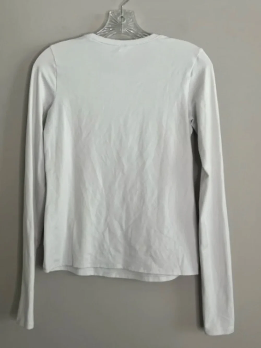 Alosoft Finesse Long Sleeve White Top